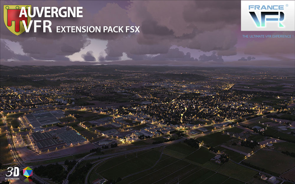 Auvergne VFR - Extension Pack FSX